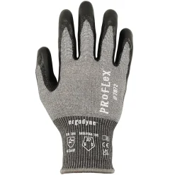 Work Gloves<Ergodyne ProFlex 7072 Nitrile Coated Cut-Resistant Gloves, ANSI A7, Gray, XL, 12 Pair (10305)