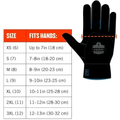 Work Gloves<Ergodyne ProFlex 7551 Waterproof Cut-Resistant Winter Work Gloves, ANSI A5, Orange, XL, 144 Pairs (17995)