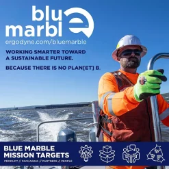 Work Gloves<Ergodyne ProFlex 7002-ECO Recycled PU Coated Gloves, 15 Gauge, Green, X-Small (10561)