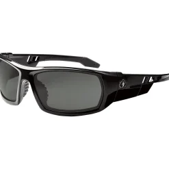 Eye Protection<Skullerz Ergodyne ODIN Safety Glasses, Black, Smoke Lens (50030)