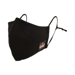 Masks<Ergodyne Skullerz Reusable Cloth Contoured Face Cover Mask, Small/Medium, Black, 3/Pack (48800)