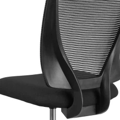 Sale Ergonomic Mid-Back Mesh Drafting Chair with Black Fabric Seat and Adjustable Foot Ring [GO-2100-GG] Office Chairs