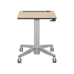 Outlet 29"-45" Adjustable Desk, Maple/Silver (24-811-F13) Standing Desks