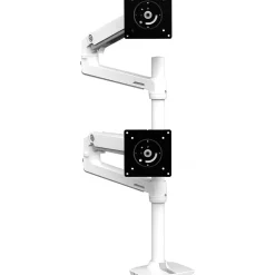 Ergotron LX Adjustable Monitor Arm, Up to 40" Monitor, White (45-509-216)* Ergonomic Monitor & Laptop Stands