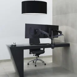 Ergotron LX Wall Adjustable Dual Arm Mount, 24