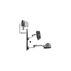 Ergotron LX Wall Mount System Polished Aluminum/Black (45-247-026)* Monitor Mounts & Stands