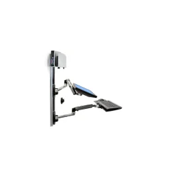 Ergotron LX Wall Mount System Polished Aluminum/Black (45-247-026)* Monitor Mounts & Stands