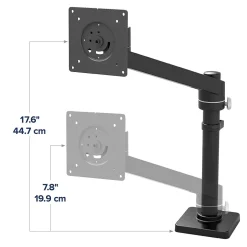 Ergotron NX Adjustable Single Monitor Arm, Up to 34", Black (45-669-224)* Ergonomic Monitor & Laptop Stands
