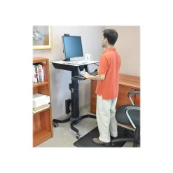 New WorkFit-C Single LD Sit-Stand Workstation, Fits Up to 24