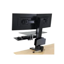 Ergotron WorkFit-S Dual Monitor Stand, Up to 24