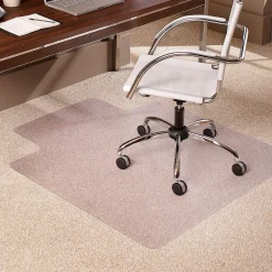 New EverLife Carpet Chair Mat with Lip, 45" x 53'', Low-Pile, Clear (ESR120123) Chair Mats