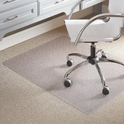 Outlet EverLife Carpet Chair Mat, 46" x 60'', Medium-Pile, Clear (128371) Chair Mats