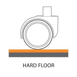 Discount EverLife Hard Floor Chair Mat with Lip, 45