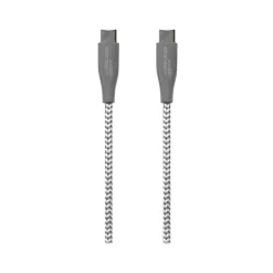 Usb Cables<ESI Wireless Gear 6' USB-C Cable, Male to Male, White/Gray (BL1775)