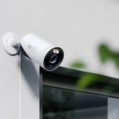Security Cameras & Systems<eufy Outdoor Wireless Add-On Security Camera, White (T8600121)
