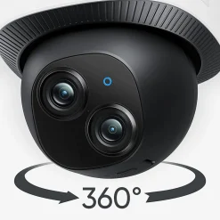 Security Cameras & Systems<eufy Outdoor Wireless Floodlight Security Camera, White (T8425121)