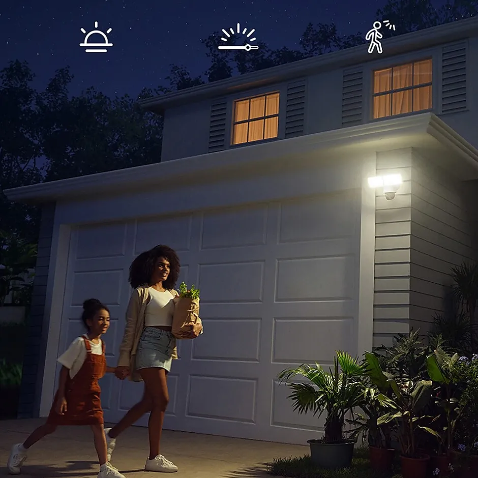 Security Cameras & Systems<eufy Outdoor Wireless Floodlight Security Camera, White (T8425121)