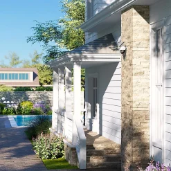 Security Cameras & Systems<eufy Outdoor Wireless 3K Security Camera, White (T81701W1)