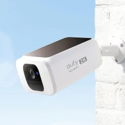 Security Cameras & Systems<eufy SoloCam S230 Outdoor Wireless Solar Security Camera, White (T81241W1)