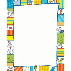 Sale Dr. Seuss Shapes Computer Paper, 50 Sheets/Pack, 3 Packs (EU-812118-3) Classroom Paper