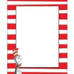 Sale Dr. Seuss The Cat in the Hat Computer Paper, 50 Sheets Per Pack, 3 Packs (EU-812110-3) Classroom Paper