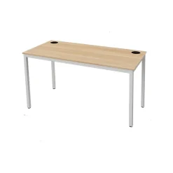 Discount Ergonomic 47"W Writing Desk, White Woodgrain (CD012) Office Desks