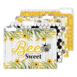 Eureka The Hive File Folders, Straight Cut, Letter Size, Assorted Colors, 4/Pack, 6 Packs/Bundle (EU-866447-6) Hot