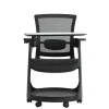 SKTRN-BLK Eduskate Mesh Conference Chair, Fixed Arms, Black Office Chairs