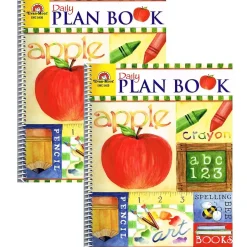 Outlet Educational Publishers School Days Daily Plan Book, 98 Pages, Pack of 2 (EMC5400-2) Grade Books