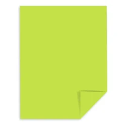 Outlet 65 lb. Card Stock Paper, 8.5" x 11", Vulcan Green, 250 Sheets/Ream (WAU21869) Card Stock