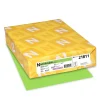Clearance 65 lb. Cardstock Paper, 8.5" x 11", Martian Green, 250 Sheets/Pack (WAU21811) Card Stock