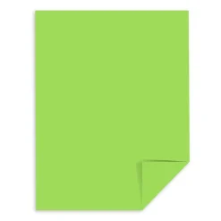 Clearance 65 lb. Cardstock Paper, 8.5" x 11", Martian Green, 250 Sheets/Pack (WAU21811) Card Stock