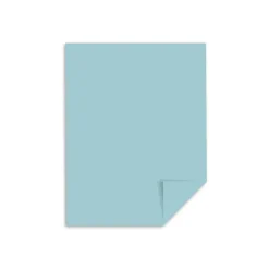 110 lb. Cardstock Paper, 8.5" x 11", Blue, 250 Sheets/Pack (49521) Card Stock