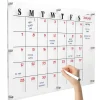 Clearance Excello Global Products Acrylic Dry Erase Board with Custom Printed Calendar, 30" x 20" (EGP-HD-0525) Dry Erase