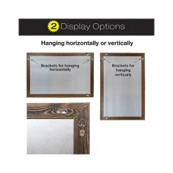 New Combination Dry-Erase Whiteboard, Wood Frame, 3' x 2' (EGP-HD-0078) Dry Erase