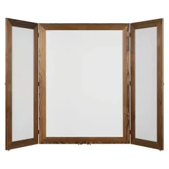 Hot Double Sided Magnetic Steel Dry-Erase Whiteboard, Wood Frame, 5' x 3' (EGP-HD-0530-BN) Dry Erase