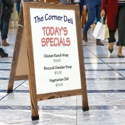 Outlet Excello Global Products Indestructible A-Frame Whiteboard, 40