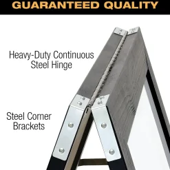 Best Excello Global Products Indestructible A-Frame Whiteboard, 40