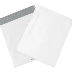 Partners Brand Expansion Poly Mailers, White, 20" x 24" x 4", 100/Case (EPM20244)* Poly Mailers