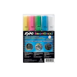 Expo BrightSticks Wet Erase Markers, Bullet Tip, Assorted, 5/Pack (14075) Sale