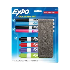 Expo Dry Erase Markers, Assorted Tips, Assorted Colors, 8/Pack(1930717) Clearance