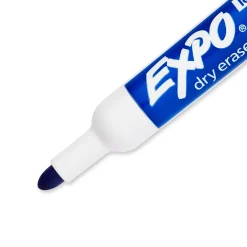Expo Dry Erase Markers, Bullet Tip, Blue, 12/Pack (82003) Hot