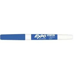 Expo Dry Erase Markers, Fine Tip, , 12/Pack (86003) Blue Outlet