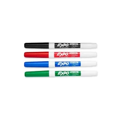 Expo Dry Erase Markers, Fine Point, Assorted, 4/Set (86074) Hot