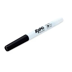 Expo Dry Erase Markers, Ultra Fine Tip, Black, 12/Pack (1871131) Clearance