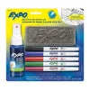 Expo Dry Erase Starter Set, Ultra Fine Tip, Assorted, 5/Set (1884310) New
