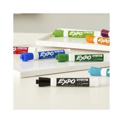 Expo Dry-Erase Marker, Chisel Tip, Black, 8/Pack (1980443) Sale