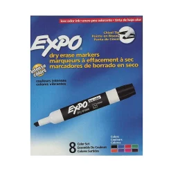 Expo Low-Odor Dry Erase Marker Sets Chisel Set Of 8 [Pack Of 2] (2PK-80078) Online