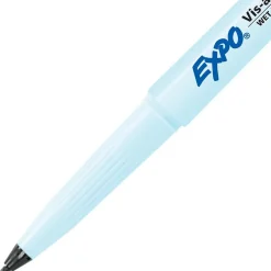Expo Vis-A-Vis Wet Erase Markers, Fine Point, Black, Dozen (16001) Clearance