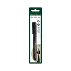 Faber-Castell PITT Artist Pen Permanent Marker, Brush Tip, Black Ink (FC800012T) Outlet